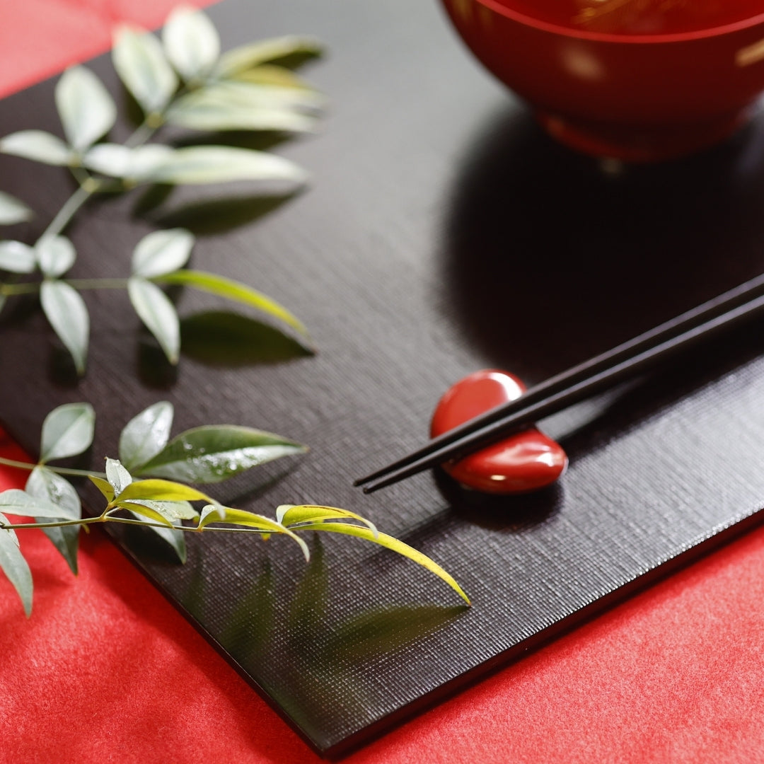 越前塗 布目 板膳