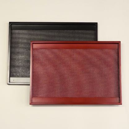 越前塗 布かすみ 長角膳